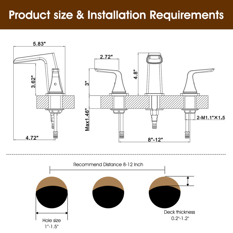 Bathroom Faucet, Brushed Nickel