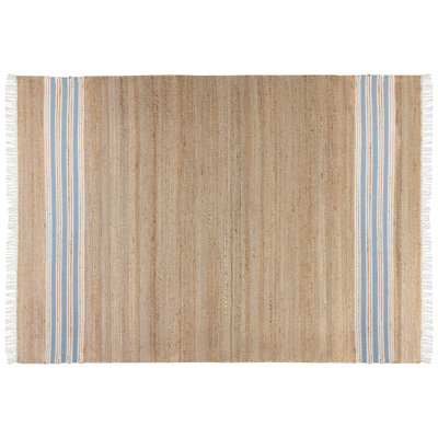 Cojo Striped Jute / Sisal Hand Woven Area Rug
