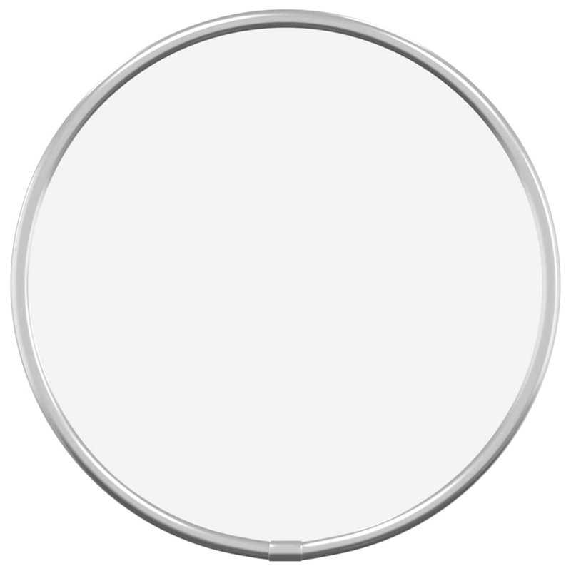 Jenkintown Round Mirror, Silver, 20cm x 20cm