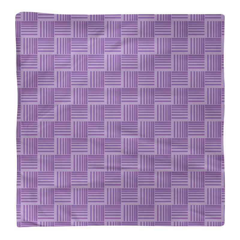 Serviette de table en coton de couleur contrastée, Violet, Croisé en coton, H 0,1 po x l 10 po x P 10 po