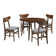 Boutault 4 - Person Solid Wood Top Four Leg Dining Set