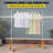 VEVOR Clothes Rail Rack Rolling Garment Z Rack, Height Adjustable Rolling Z Garment Rack, Heavy-Duty W/ Lockable Casters-68055210