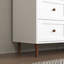Armoire de rangement en panneau de fibres à densité moyenne blanche, grand garde-manger avec tablettes réglables et portes en verre, armoire autoportante pour la vie organisée