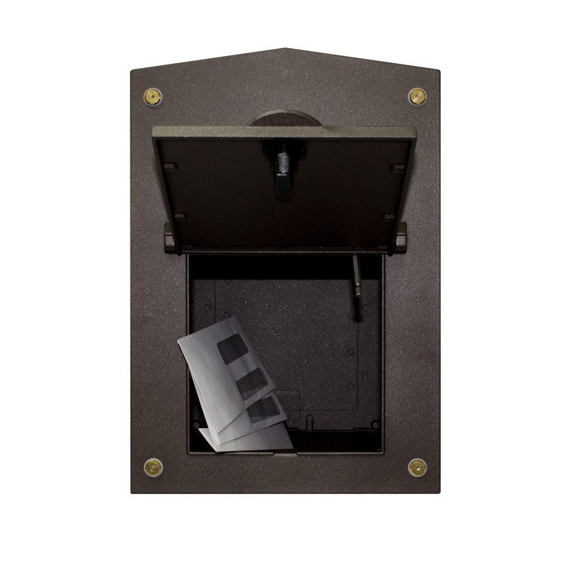 Bloomsbury Aluminum Wall Mounted Mailbox, Bronze