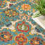 Tapis turquoise / ivoire / jaune Welaka-1723982610