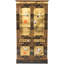 Gold Lacquer Curio Cabinet - Cranes