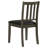 Dearron 5-piece Square Dining Table Set Charcoal-834088420