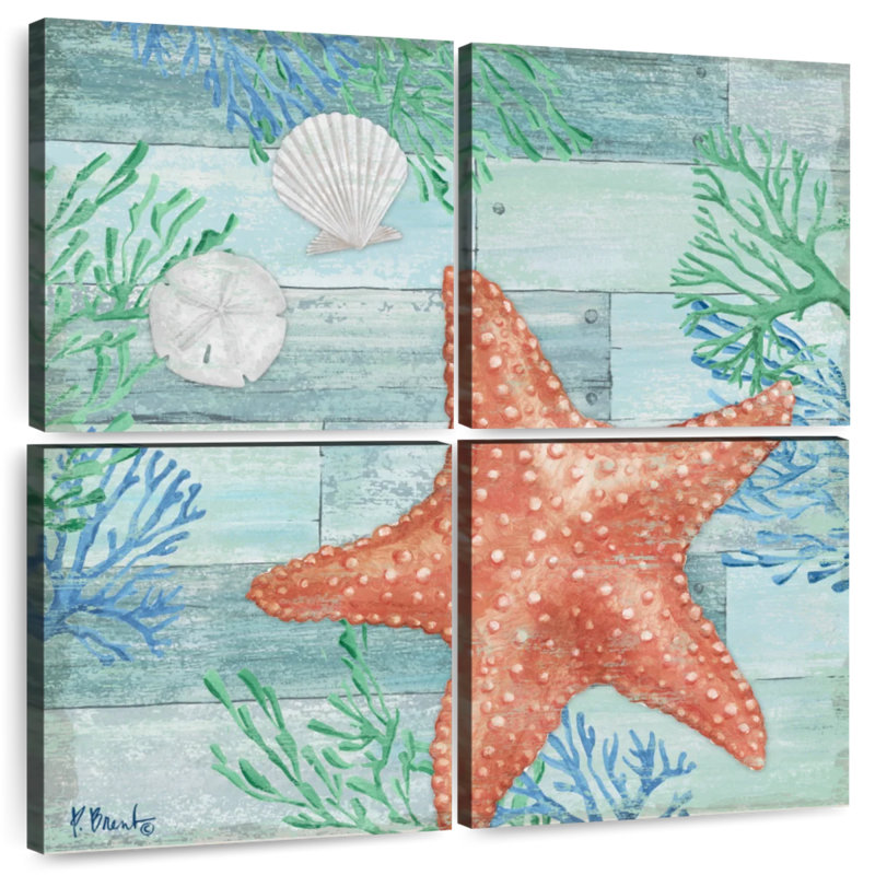 Aletra Clearwater Sealife I, 57" H x 57" W