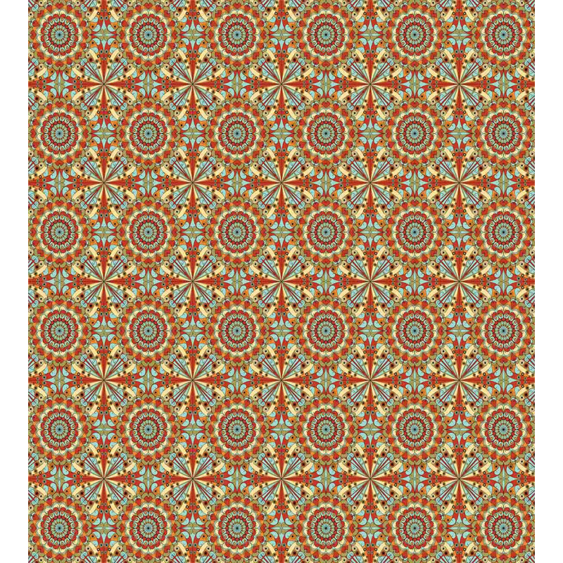 Global Inspired Geometric Shapes Duvet Cover