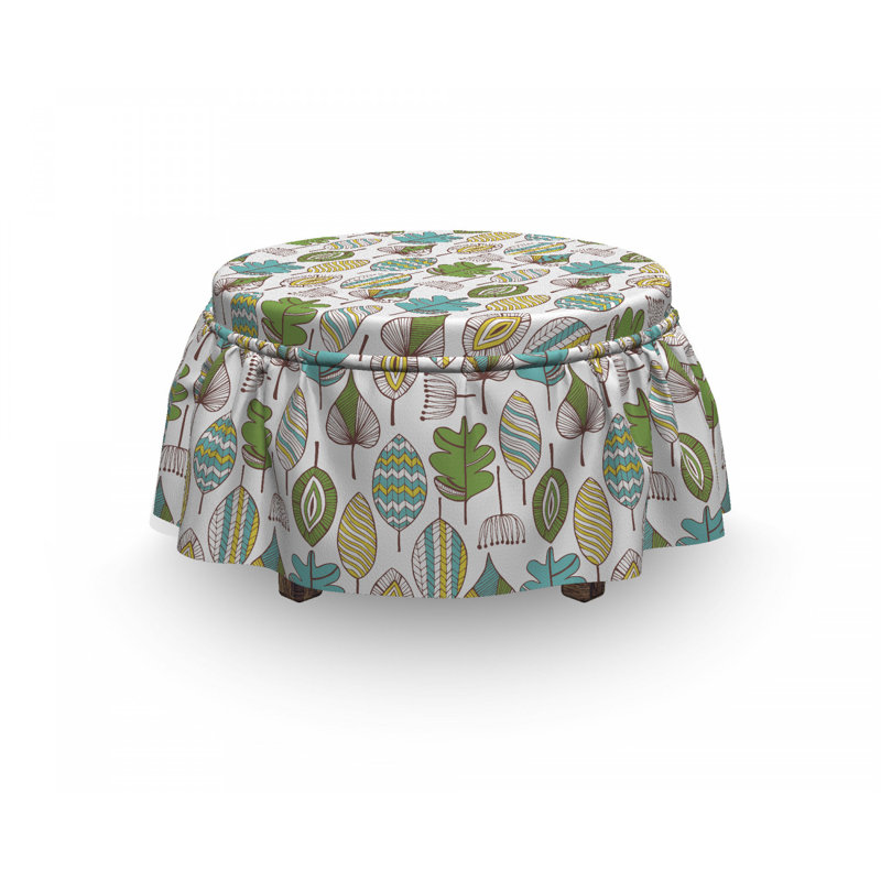 Box Cushion Ottoman Slipcover