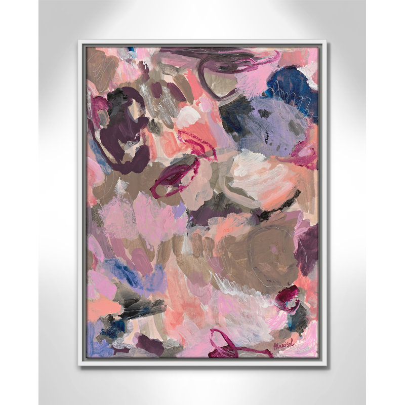 «Vineyard Evening Print» par Marisol Evora, Flotteur blanc, L 19,5 po x H 25,5 po