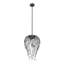 Luminaire suspendu noir mat 5 lumières Gabriella-123223201