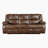 Mervela 86.5" Transitional Leather Double Reclining Sofa with Space-Saving Wall-Hugger Design, Top Grain Leather & Pocket Coil Comfort-622045645