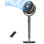 Ventilateur sur pied avec télécommande DREO, 42 po Ventilateur debout silencieux pour chambre à coucher, ventilateur de plancher oscillant 120 ° gris