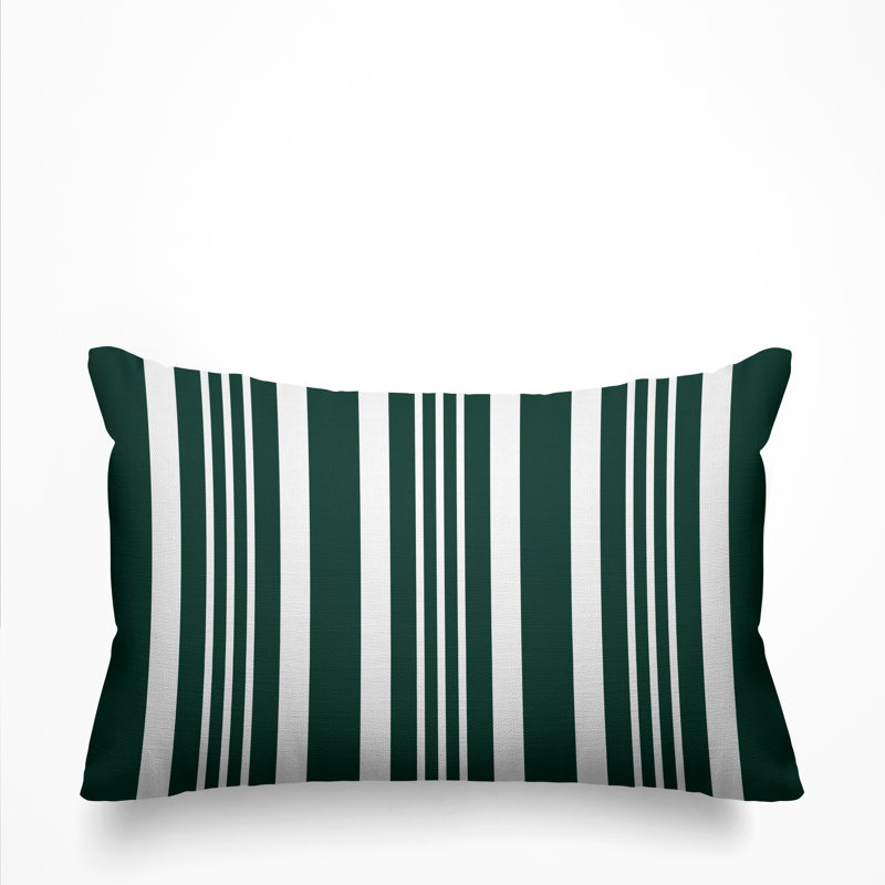 Housse et insert de coussin rectangulaire d'extérieur Healthcliff, Émeraude