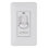 Ceiling Fan Wall Control For Up To Two Fans, Non-Reversing - 3 Speed Fan only - White
