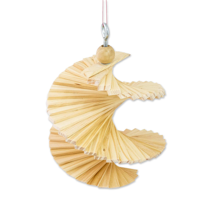 Novica Handmade Fresh Breezes Wood Mobile