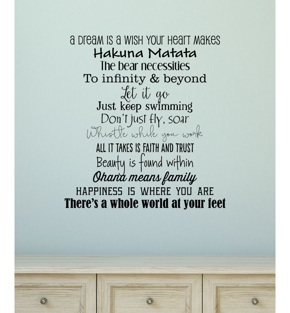 Text & Numbers Wall Decal Belvedere Designs LLC
