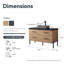 Ensemble de meuble-lavabo simple 48 po Kaminski