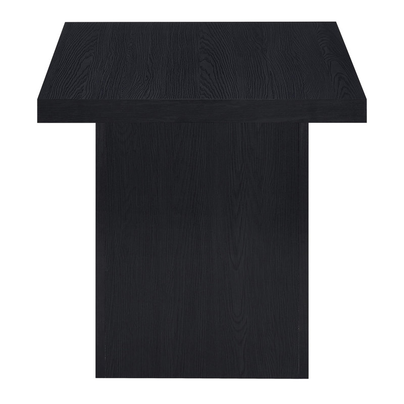 Exeter Black Square End Table