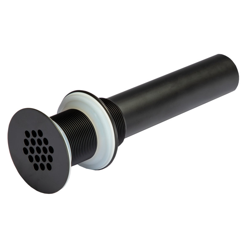 Drain d'évier de salle de bain Grid, Noir