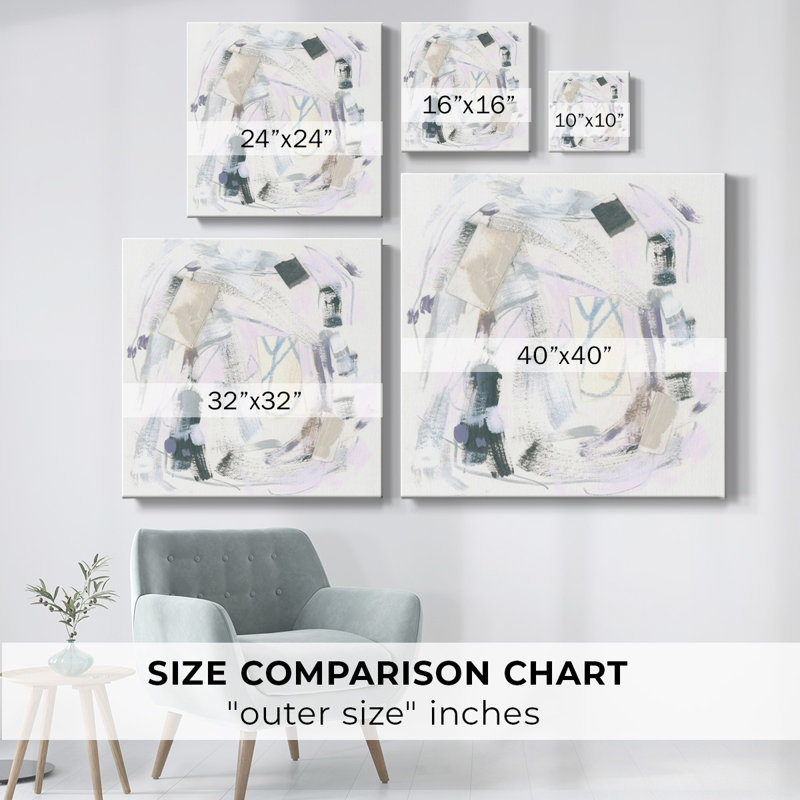 Toile tendue Periwinkle Constellation III-Gallery, H 24 po x l 24 po