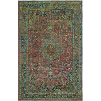 Deidrea One-of-a-Kind 9'8" X 15'8" 1980s Wool Area Rug