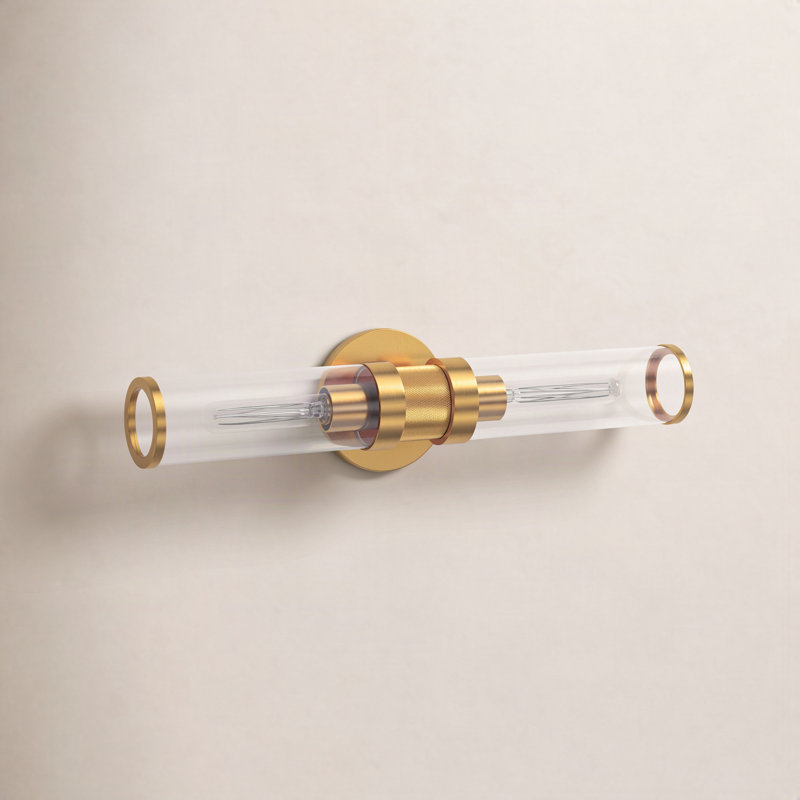 Atley 2 - Light Dimmable Bath Bar, Satin Brass