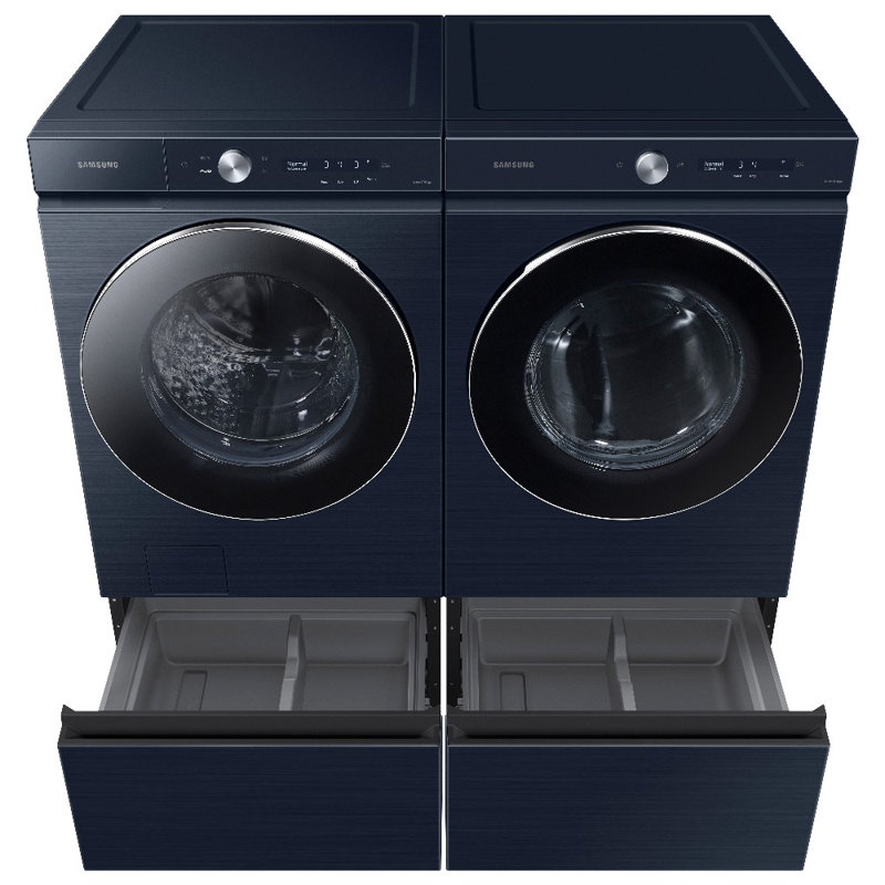 Samsung Bespoke 7.6 cu. ft. Ultra Capacity Dryer with AI Optimal Dry and Super Speed Dry, Brushed Navy, Electric
