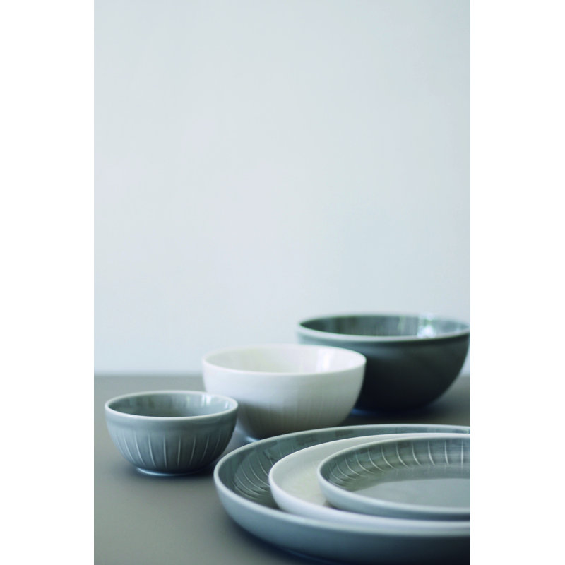Joyn Porcelain Dinner Plate, White