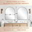Miroir de salle de bain Hafsa Cadre en acier inoxydable-1553932058-1591519974
