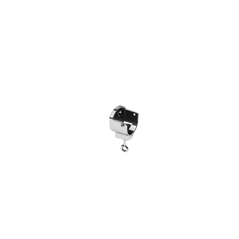 3.4cm Curtain Hardware Accessory, Chrome, 6.9cm H x 3.4cm W x 2.5cm D