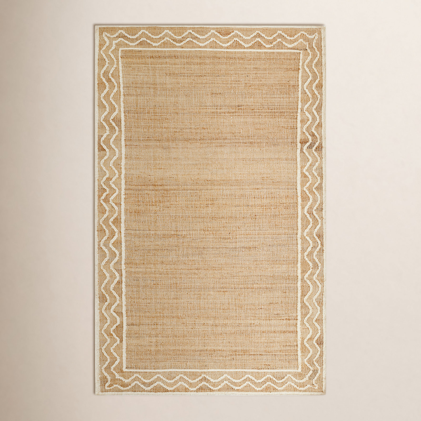 Orchard Natural Hand-Woven Jute Rug, Rectangle 3'6" x 5'6"