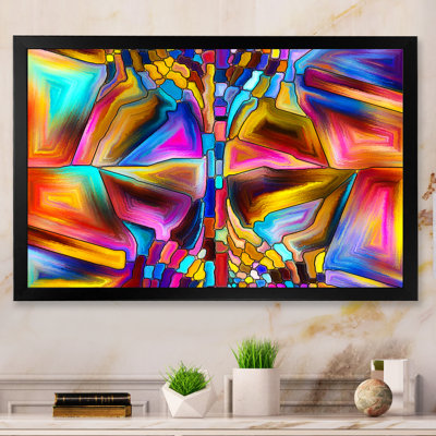Diversity of Hues - Picture Frame Print on Canvas