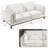 84.6" Retro Upholstered Sofa-1013090609