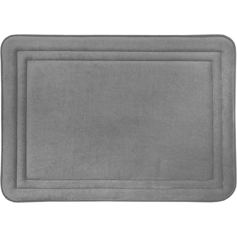 Tapis en mousse viscoélastique 17 x 24 - Elle, Gris