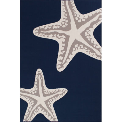 Tapis bleu marine Castano
