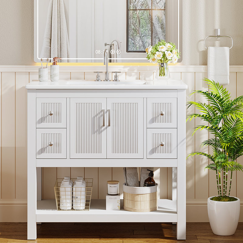 36'' Single Bathroom Vanity With Top