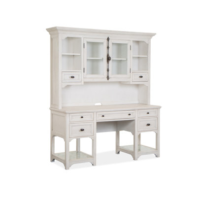 Armaghan Solid Wood Base Executive Desk