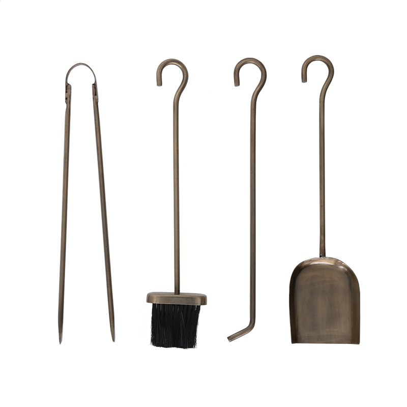 Iron Fireplace Tool Set