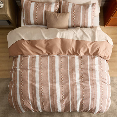 Ensemble de literie 100% coton bohème à housse de couette Winsle