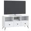 Unfinished TV Stand for TVs up to 43" with Fireplace Included