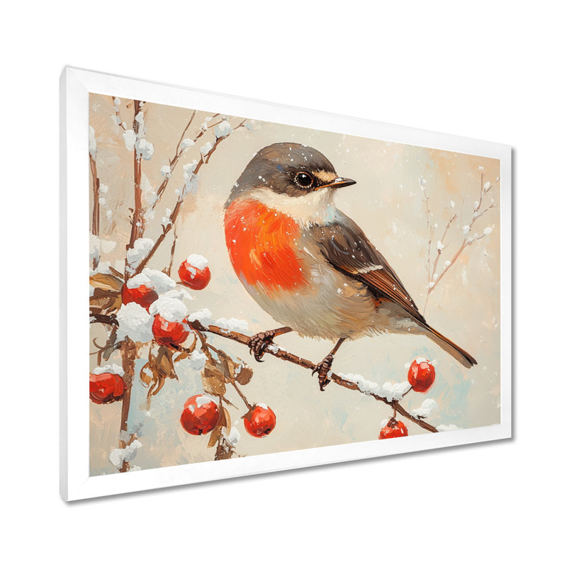 Guzman - Animals Large Wall Art, Cadre simple, 12" H x 20" W, White