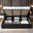 Hydraulic Lift Up Storage Velvet Upholstered Platform Bed-115143019-115143023