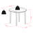 Rufus Walnut Round Drop Leaf Dining Table