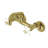 Kingston Brass Kingston Two-Handle 2-Hole Wall Mount Bar Faucet-56553487-56553485