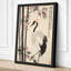 Crane Among Bamboo Japandi - Wrapped Canvas-1790450132-1790450137