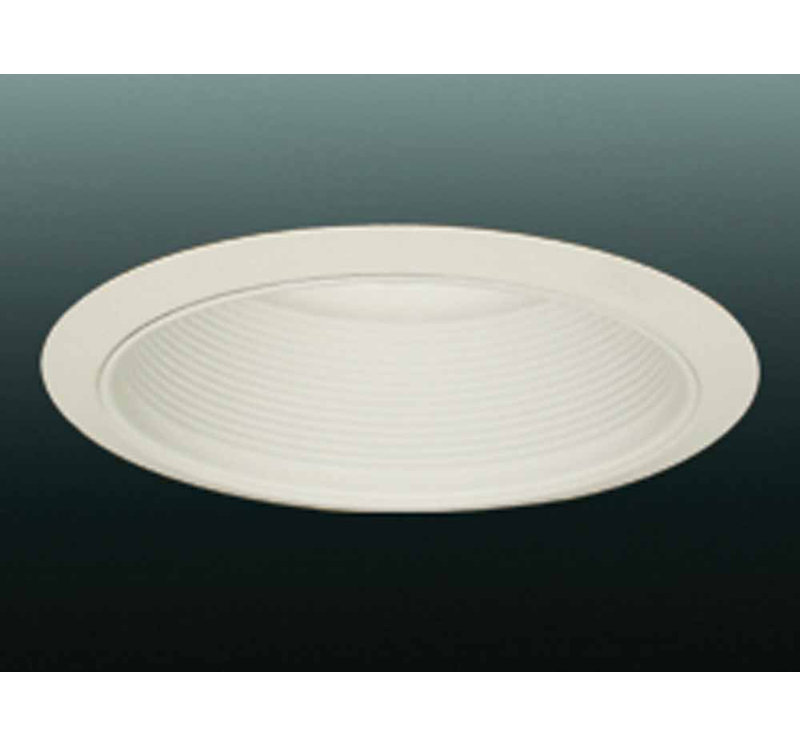 8'' Baffle Recessed Trim, White