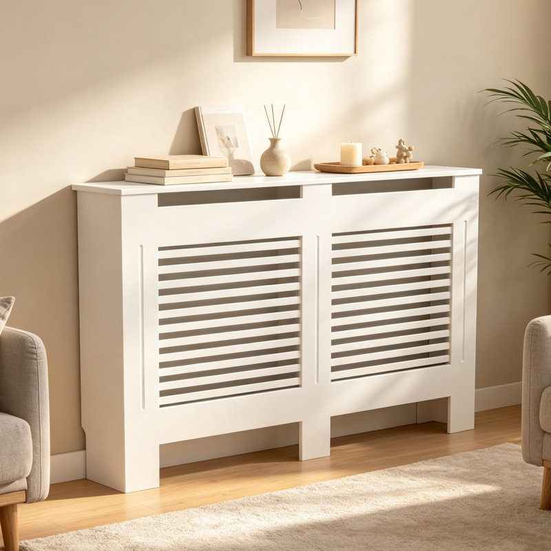 Abbi Extra Large Radiator Cover, 101.5cm H x 152cm W x 19cm D, 2