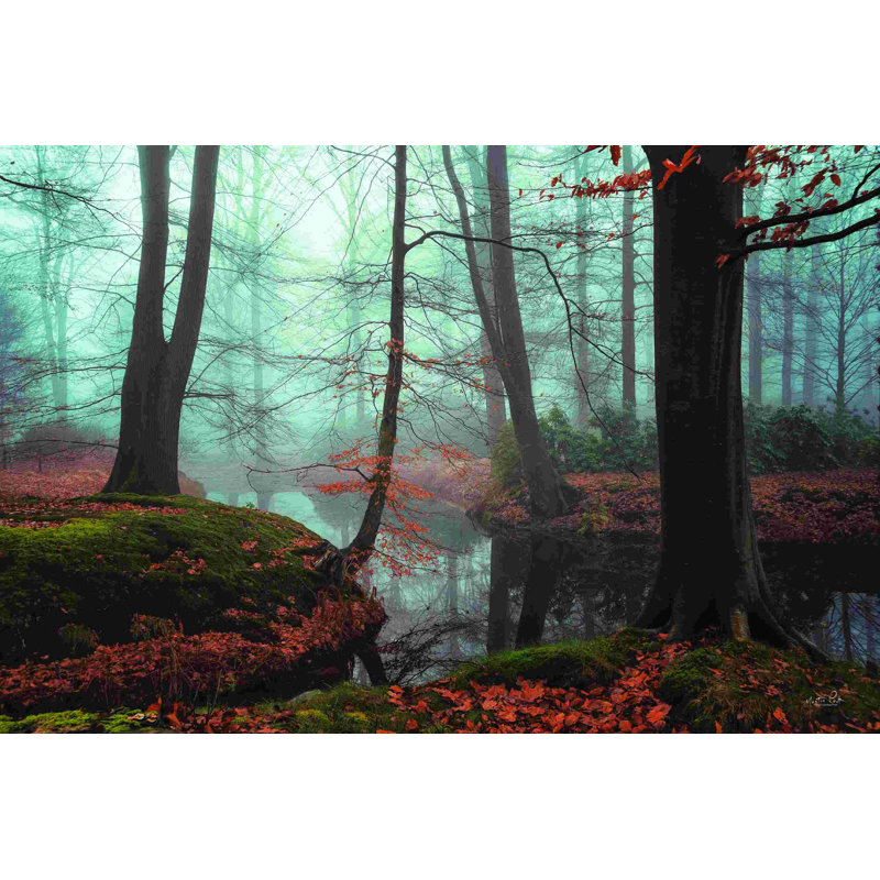 Still Waters Run Deep, H 32 po x l 48 po, Non, Encadrement argenté